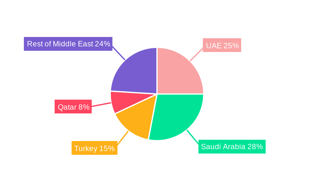 Middle East Passenger Vehicles Lubricants Market Regional Share