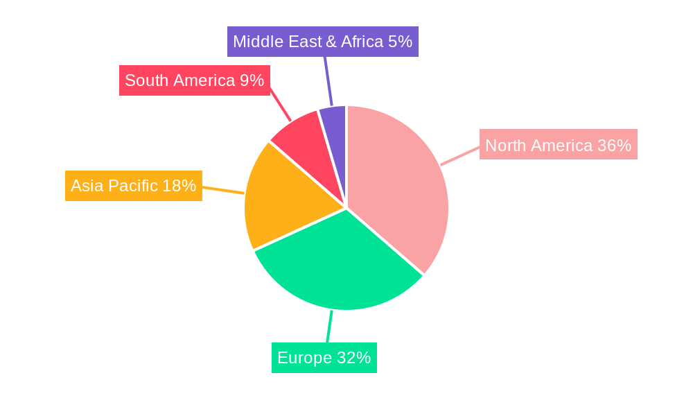 Organic Baked Chips Market Regional Share