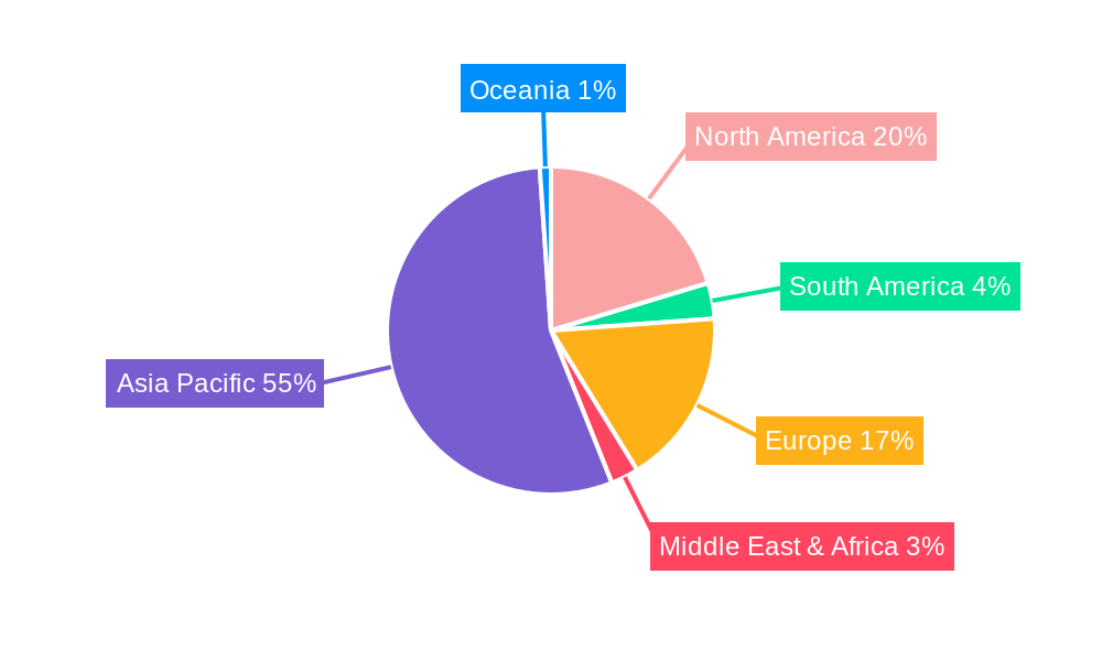 Precision Cleaning For Semiconductor Equipment Parts Regional Share