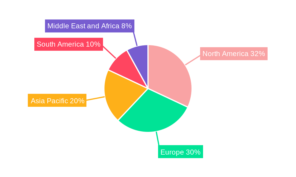 Silage Additives Market Market Share by Region - Global Geographic Distribution