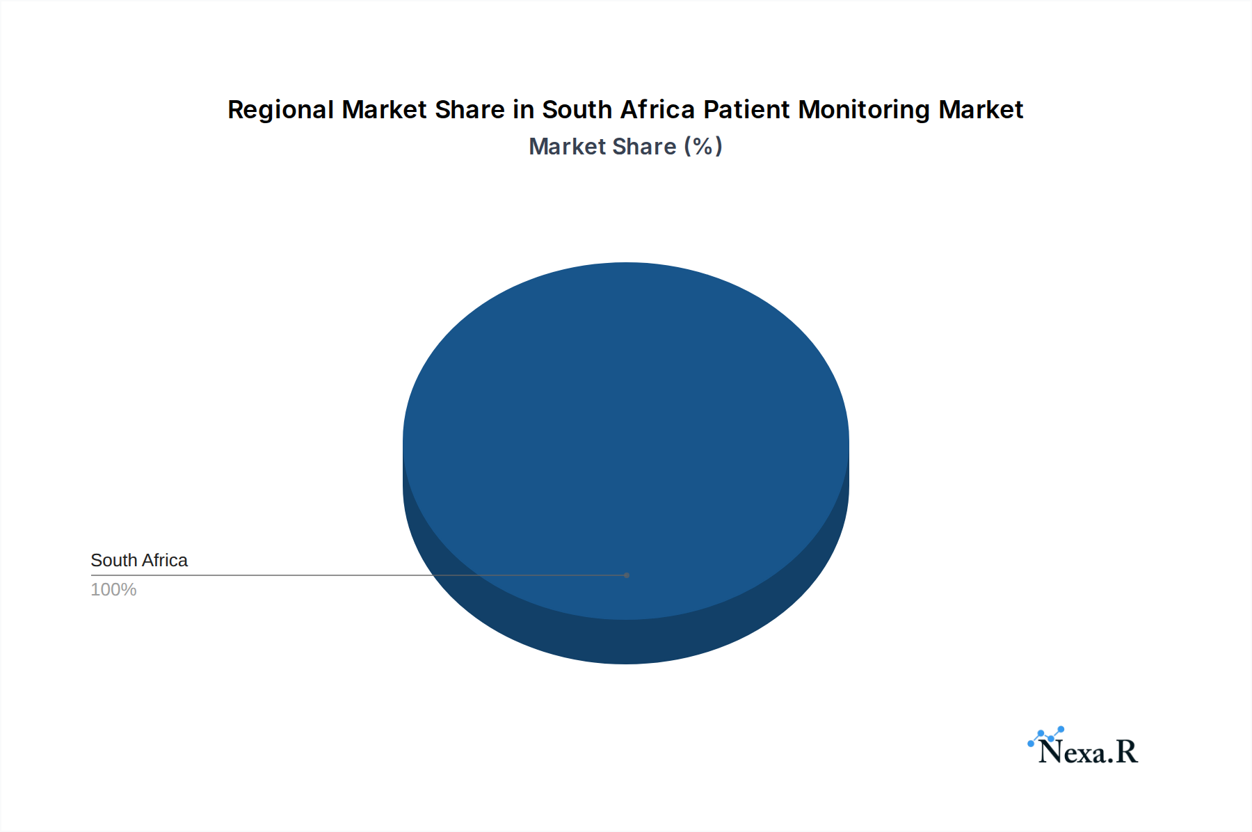 South Africa Patient Monitoring Market Market Share by Region - Global Geographic Distribution