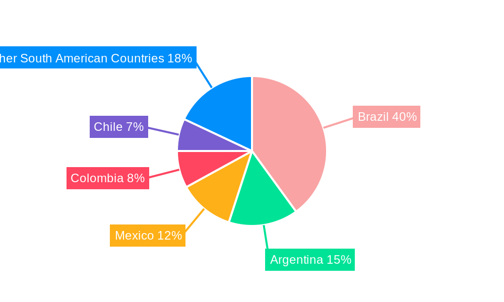 South America Automotive Lubricant Market Regional Share