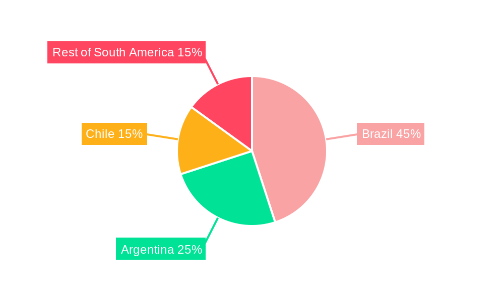 South America Courier, Express, and Parcel (CEP) Market Regional Share