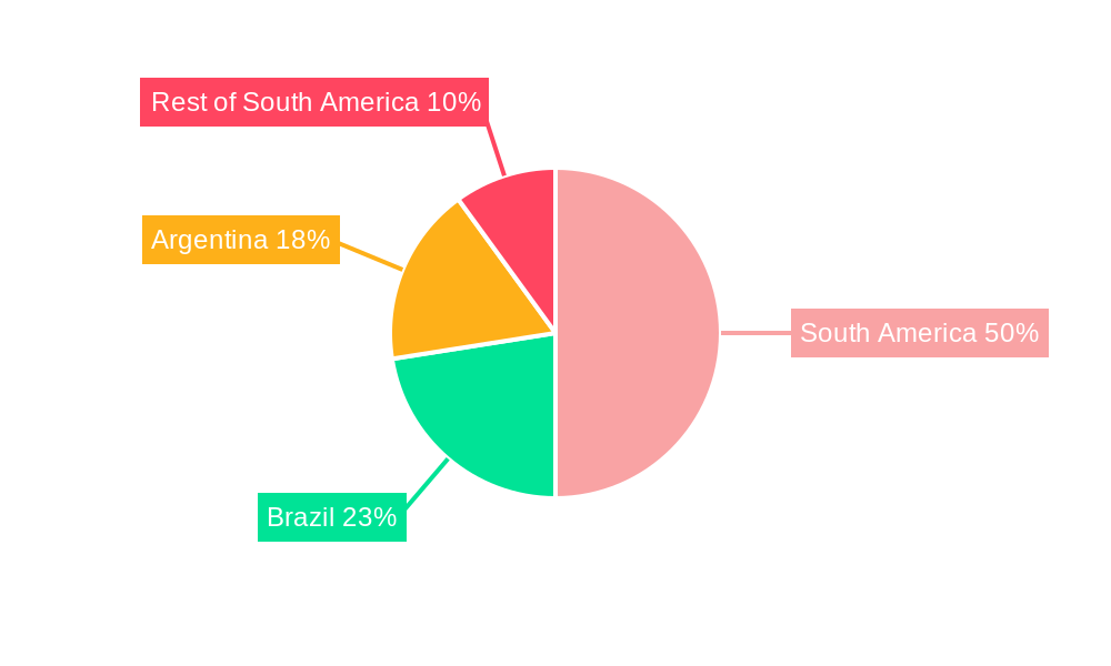 South America Feed Acidifiers Market Regional Share