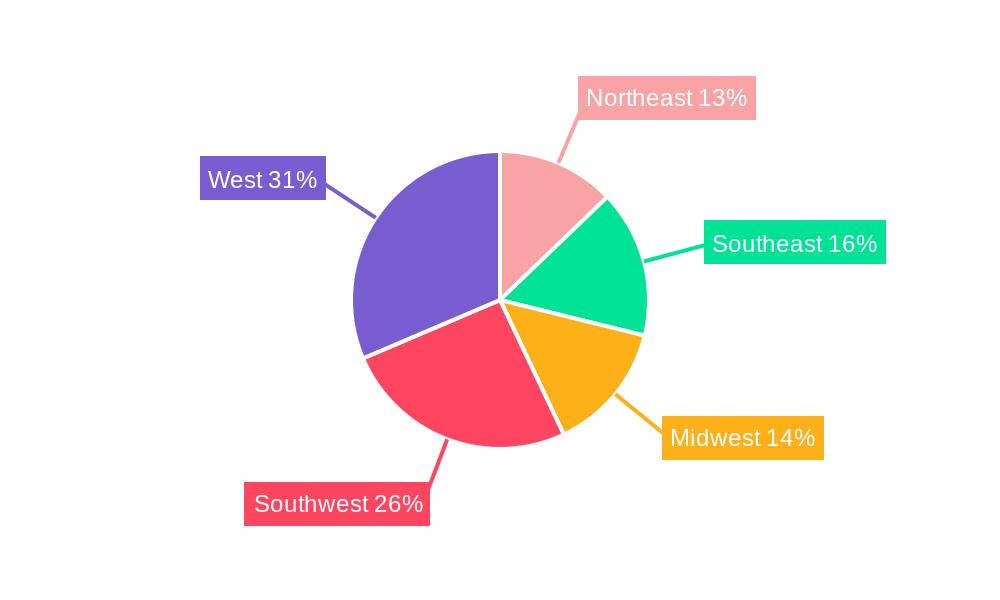 US Wood and Laminate Flooring Market Regional Share