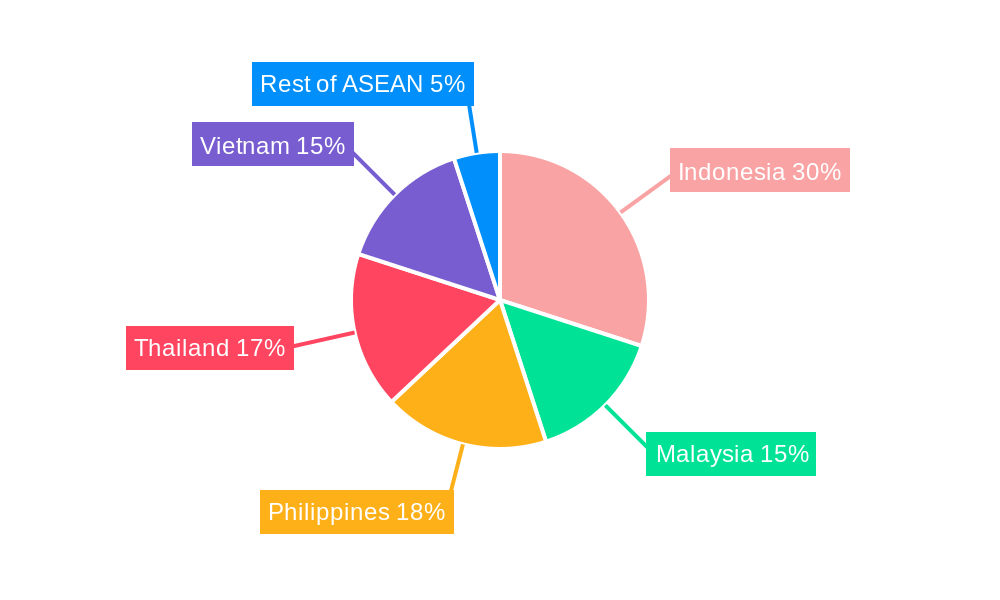 ASEAN Domestic Courier Market Regional Share