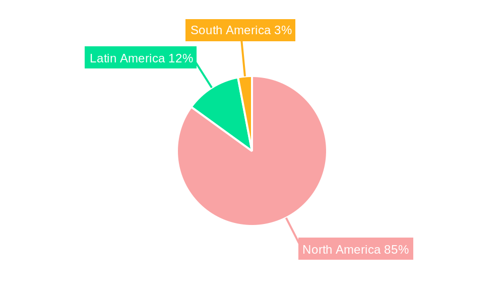 Americas Semiconductor Device In Aerospace & Defense Industry Regional Share