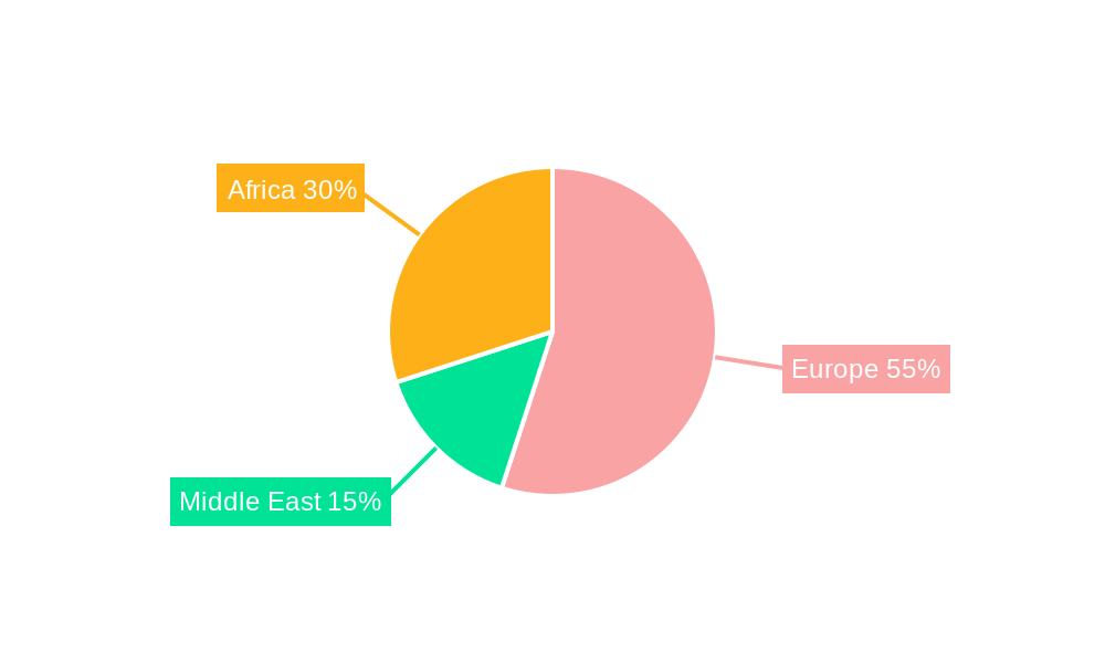 Europe, Middle-East and Africa Hot-melt Adhesives Market Regional Share