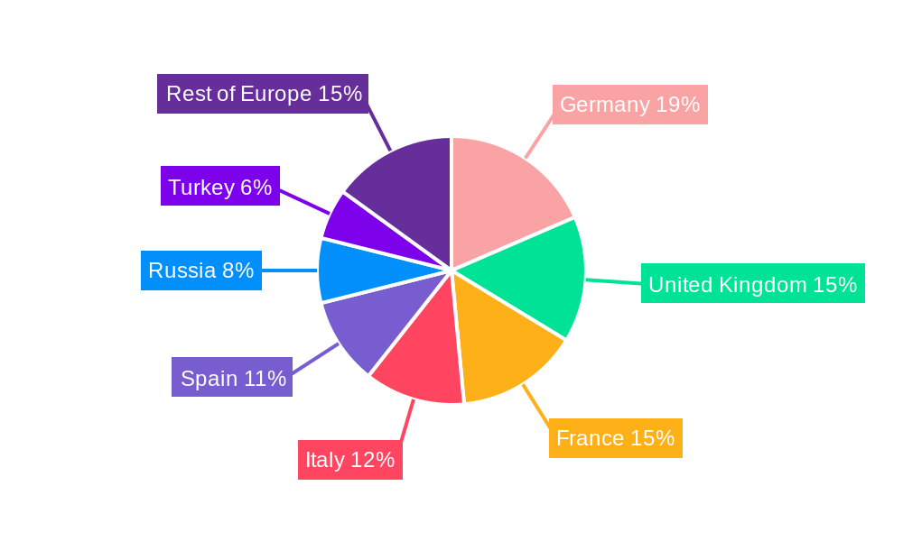 Europe Paints And Coatings Market Regional Share