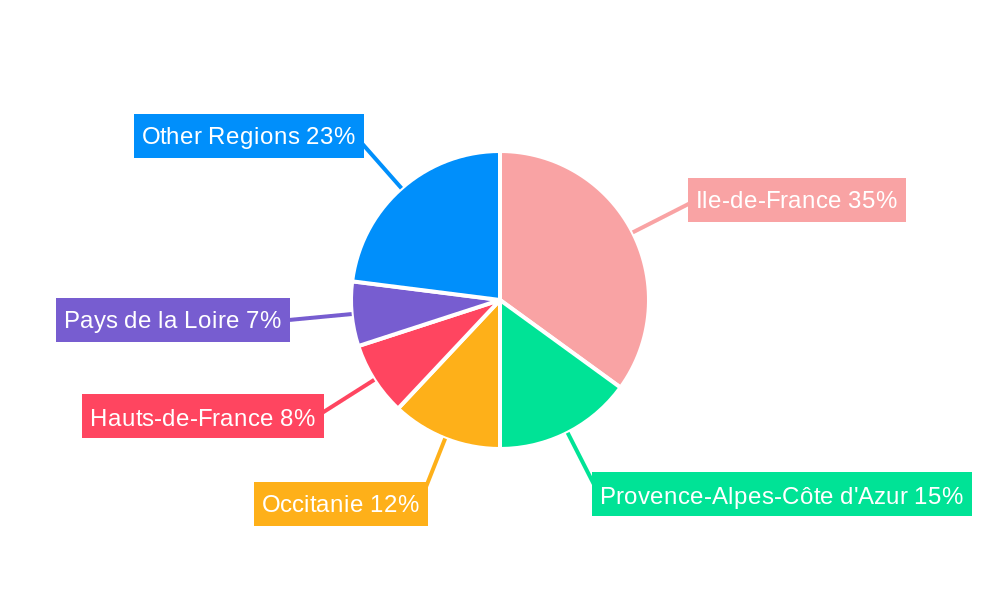Hospitality Industry in France Regional Share