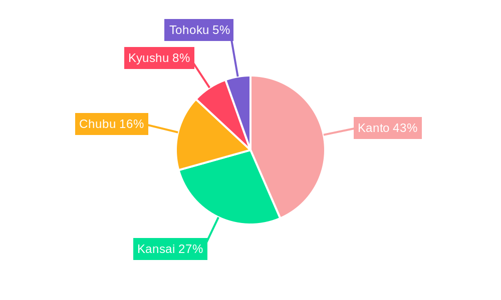 Japan Data Center Storage Market  Regional Share