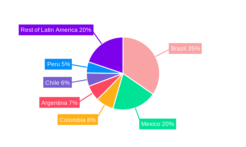 Latin America Payments Market Regional Share