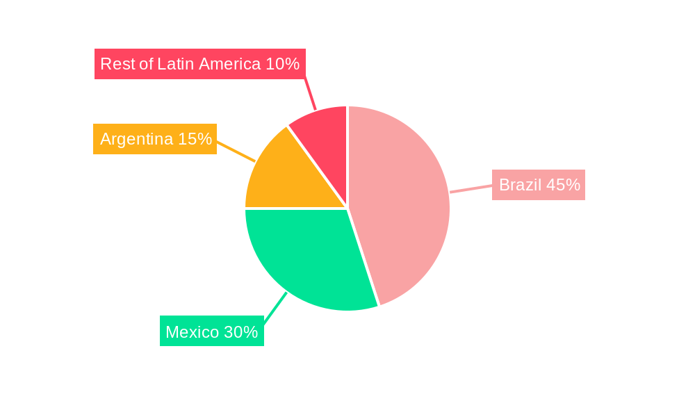 Latin America Protective Packaging Market Regional Share