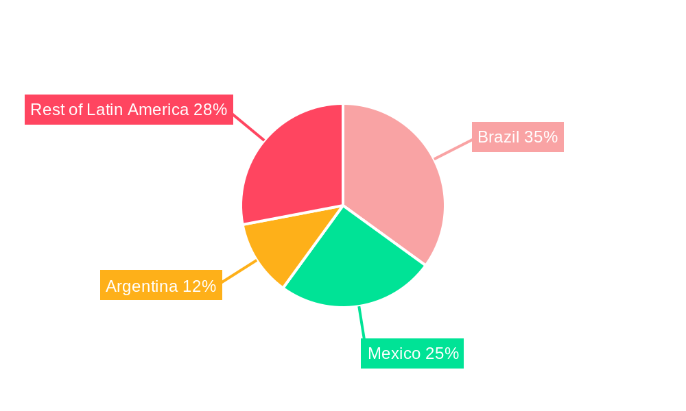 Latin America Security Services Market Regional Share