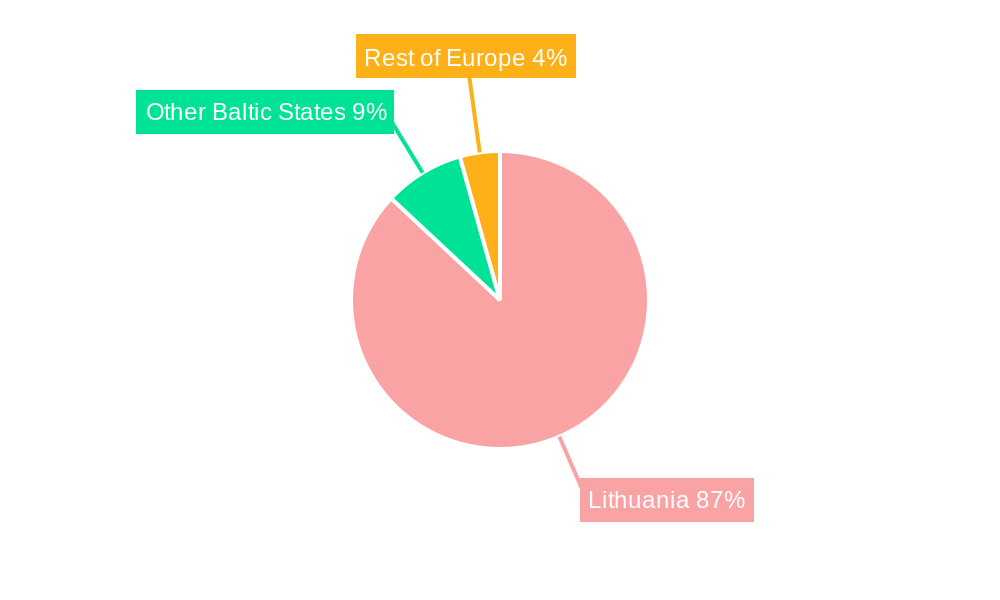 Lithuania E-commerce Market Regional Share