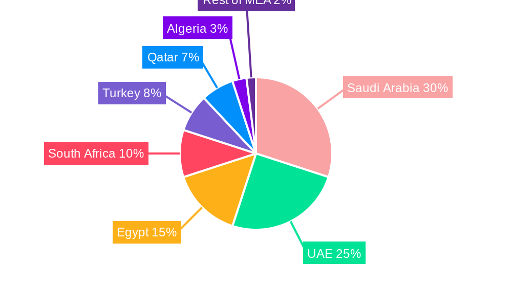 MEA Business Jet Market Regional Share