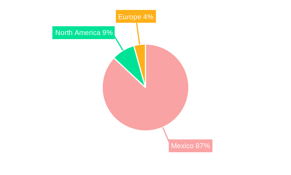 Mexico Electrically Powered Hydraulic Steering Market Regional Share