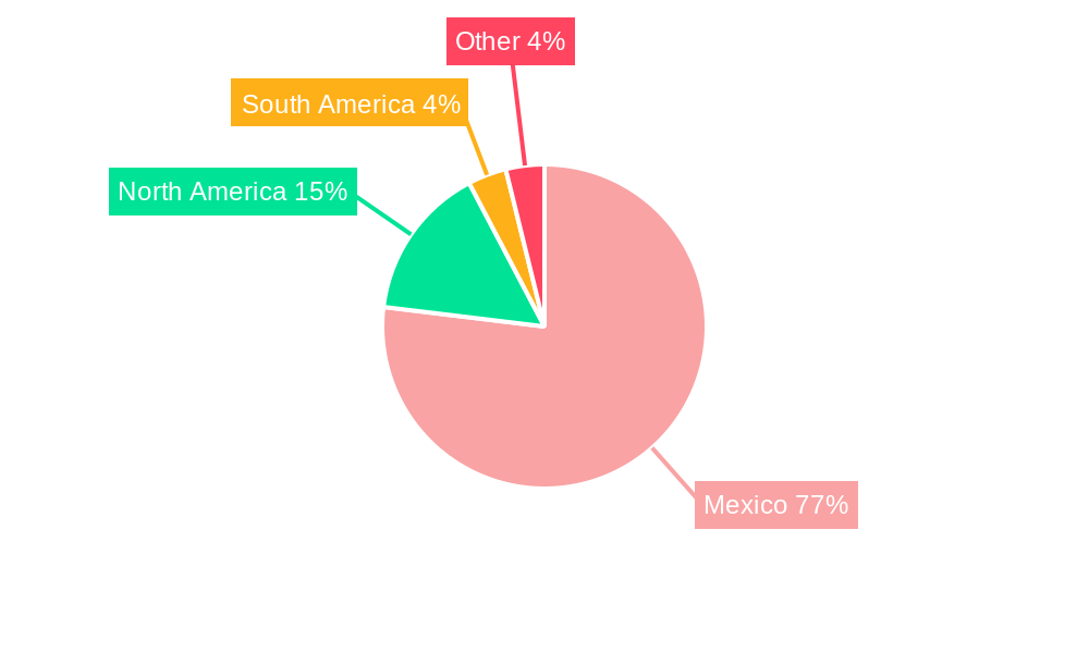 Mexico Ride Hailing Industry Regional Share