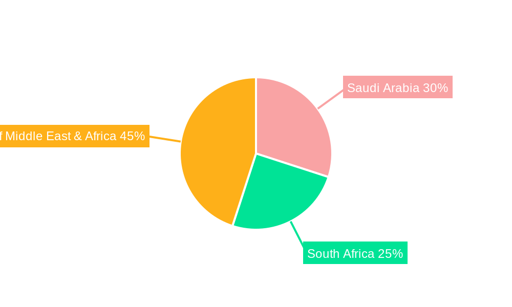 Middle East & Africa Automotive Adhesives & Sealants Market Regional Share