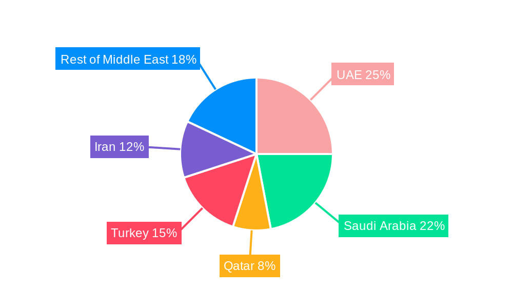 Middle East Automotive Lubricants Market Regional Share