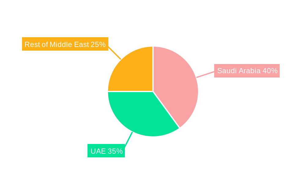 Middle East Commercial Aircraft Cabin Lighting Market Regional Share