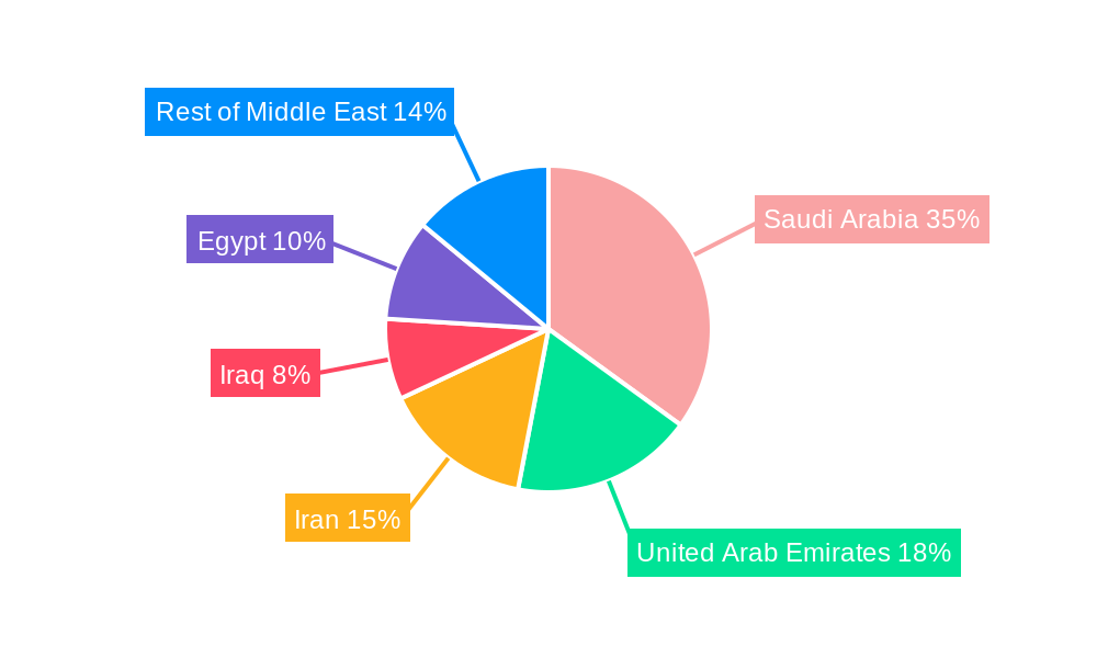 Middle East LLDPE Market Regional Share