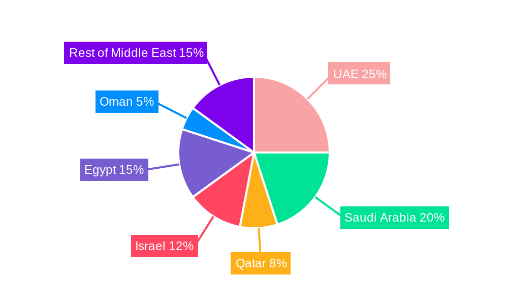 Middle East Location-based Services Market Regional Share