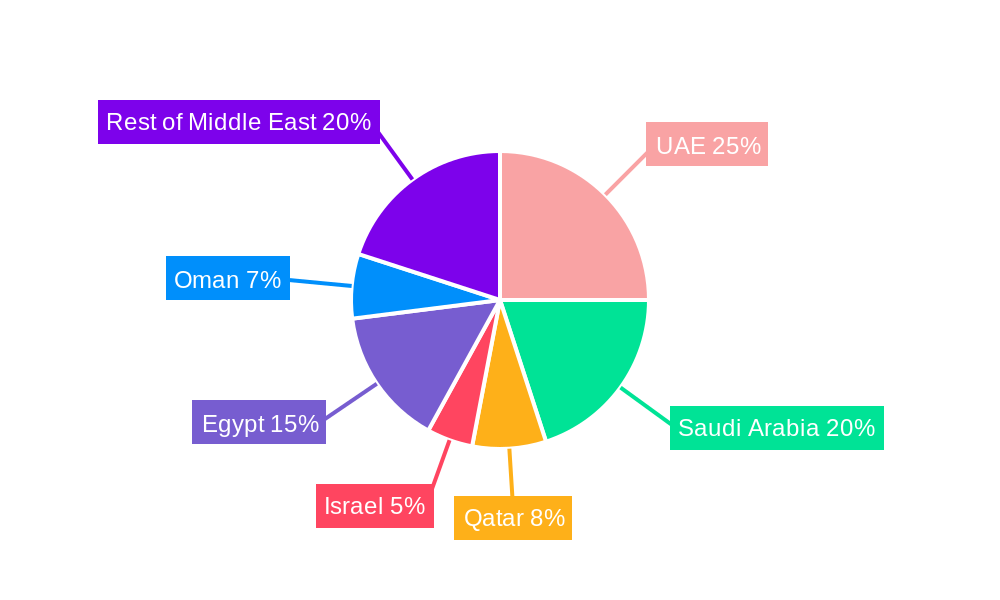 Middle East Paints and Coatings Market Regional Share
