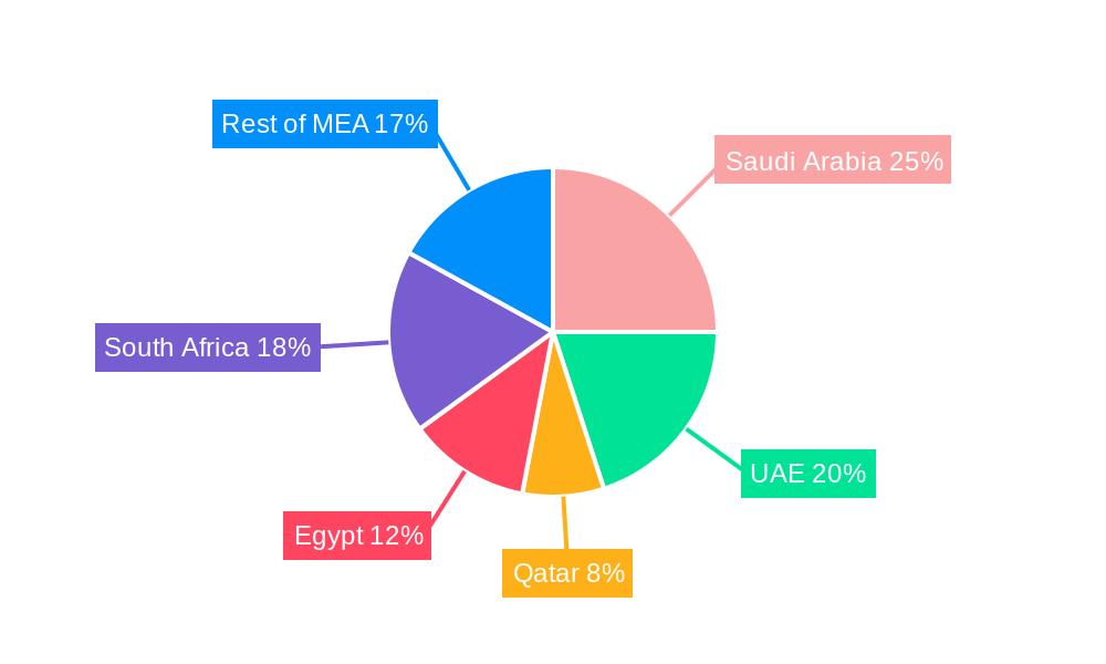 Middle East and Africa ADAS Market Regional Share