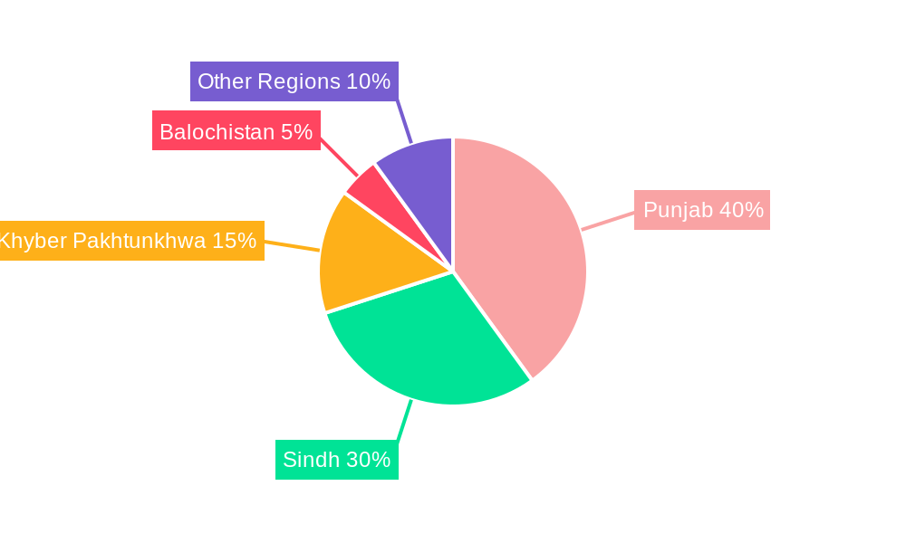 Pakistan Tubular Battery Market Regional Share