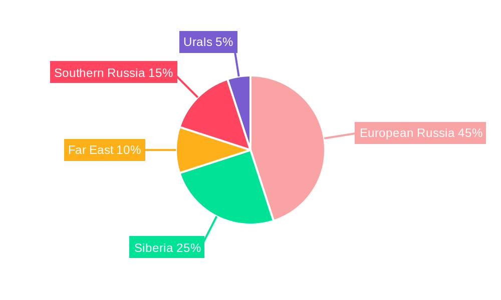 Russia Construction Lubricants Market Regional Share
