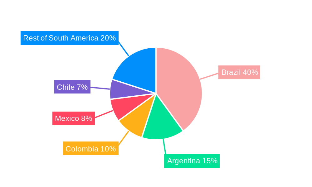 South America Automotive Engine Oils Market Regional Share
