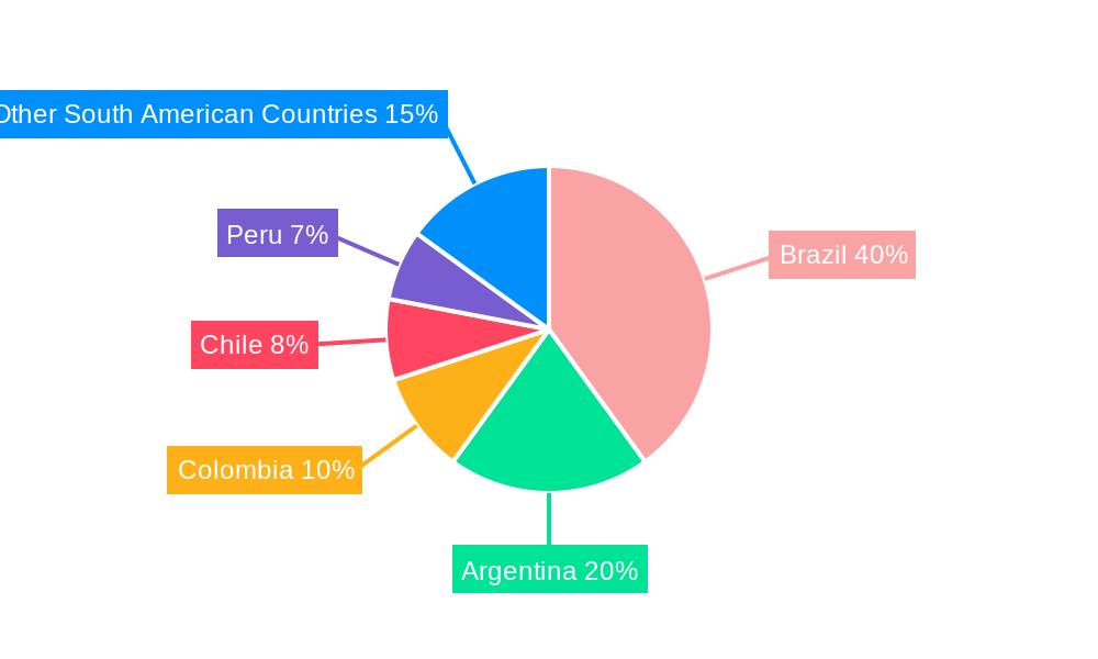 South America Water Treatment Chemicals Industry Regional Share