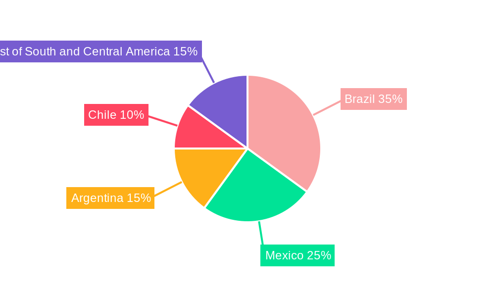 South and Central America Smart Grid Security Market Regional Share