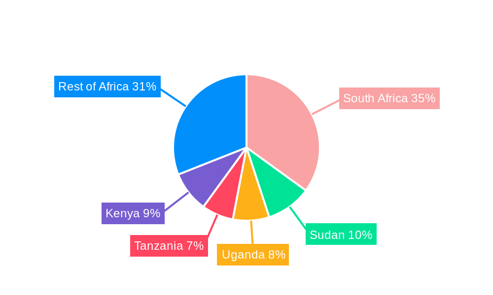 Textile Industry in Africa Regional Share