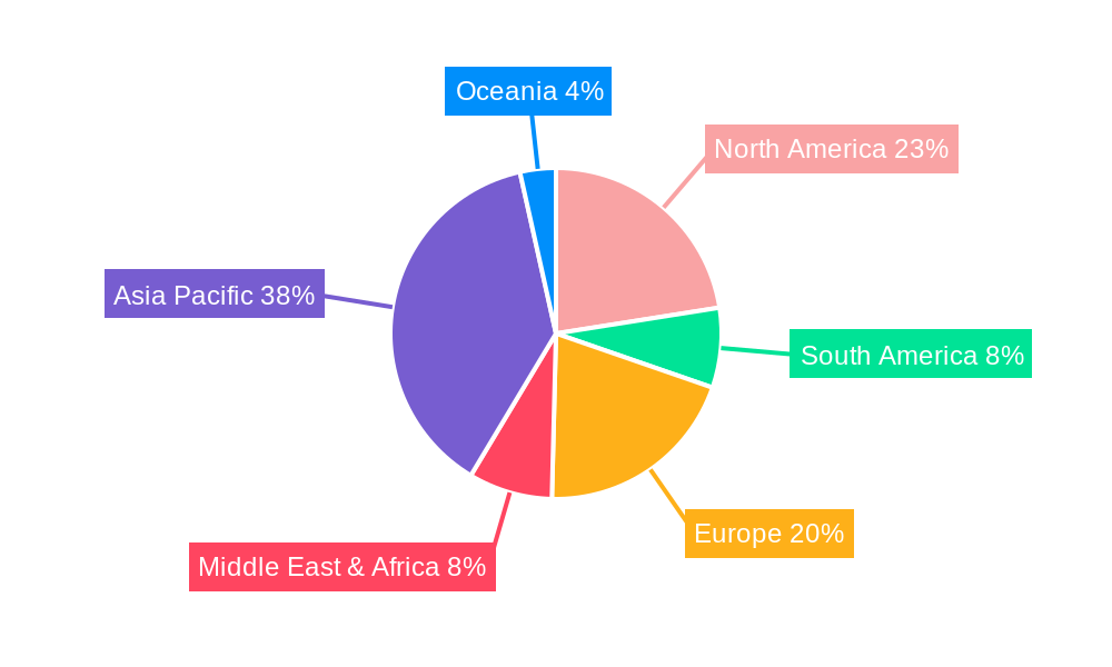 Thermal Insulation Solution for LNG Carriers Regional Share