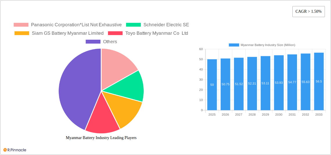 Myanmar Battery Industry Research Report - Market Size, Growth & Forecast