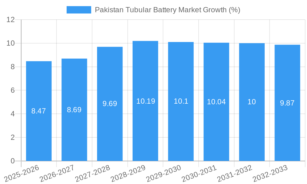 Pakistan Tubular Battery Market Growth