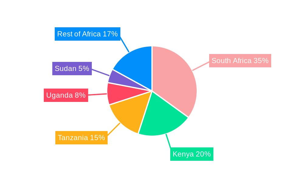 Africa Wellness Tourism Industry Regional Share