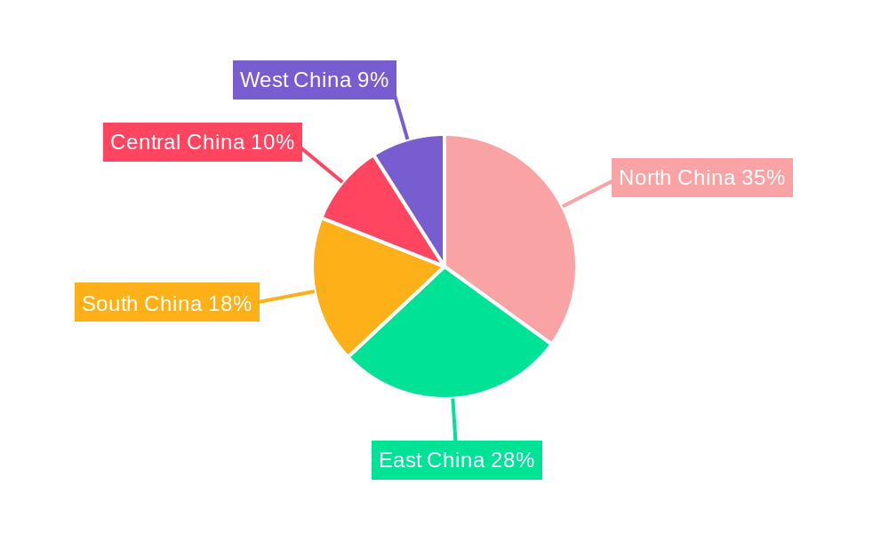 China Inorganic Iodide Market Regional Share