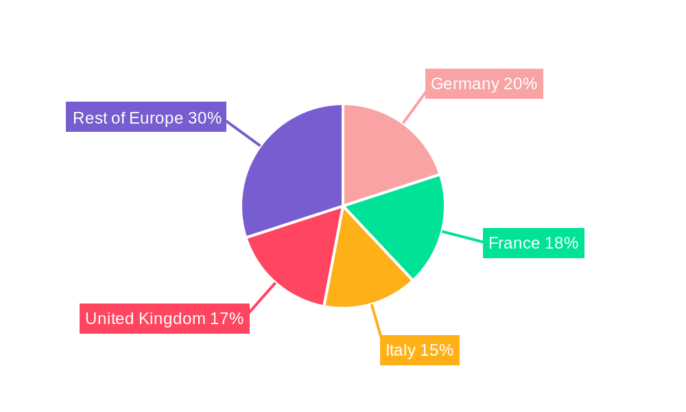 Europe Luxury Hotel Market Regional Share