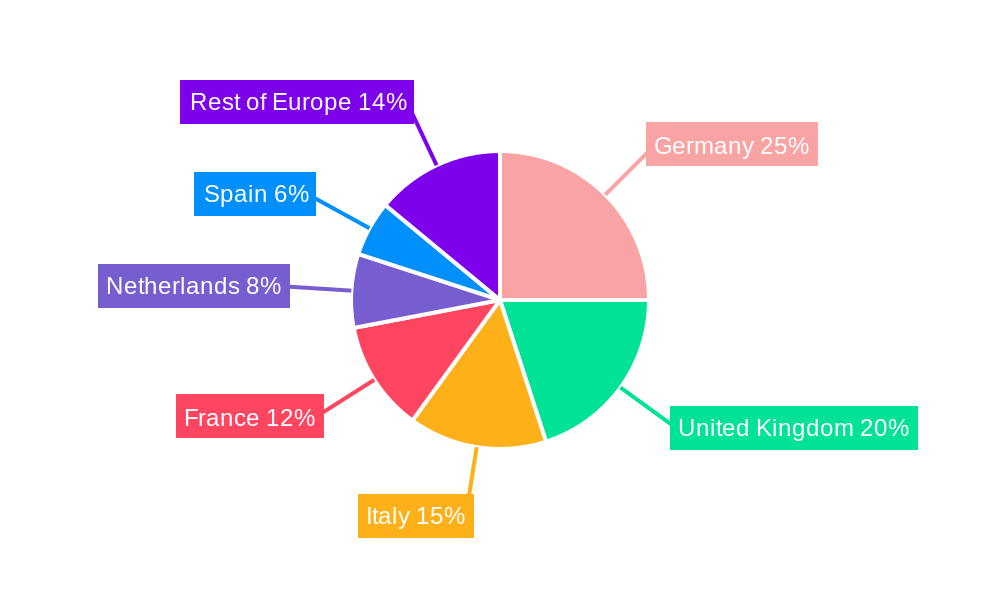 Europe Recreational Vehicle Market Regional Share