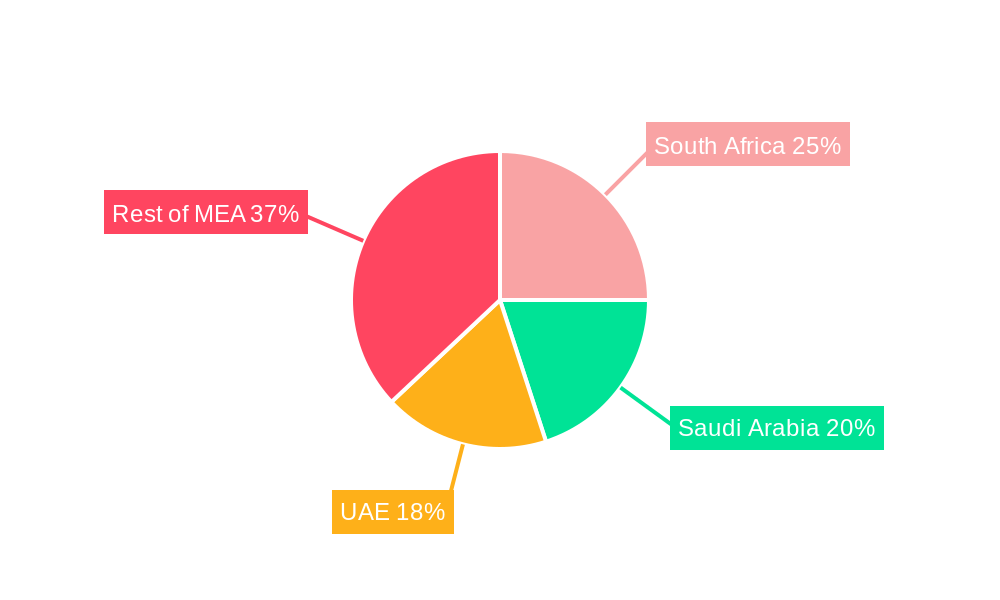 Middle East And Africa IP Camera Market Regional Share