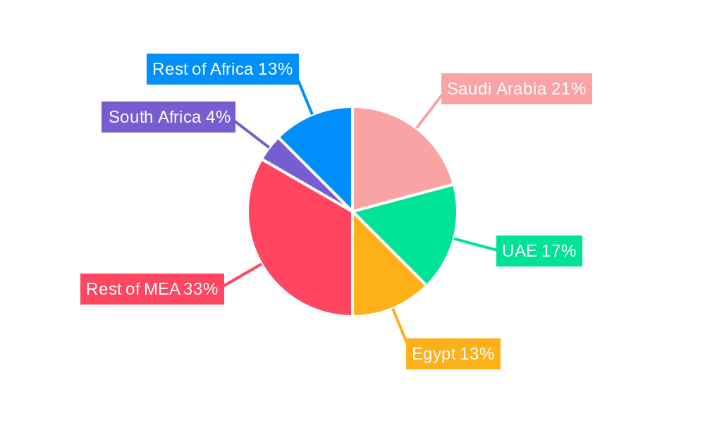 Middle East and Africa Active and Intelligent Packaging Market Regional Share