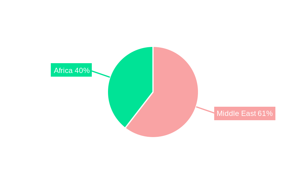 Middle-East and Africa Thermoplastics Market Regional Share