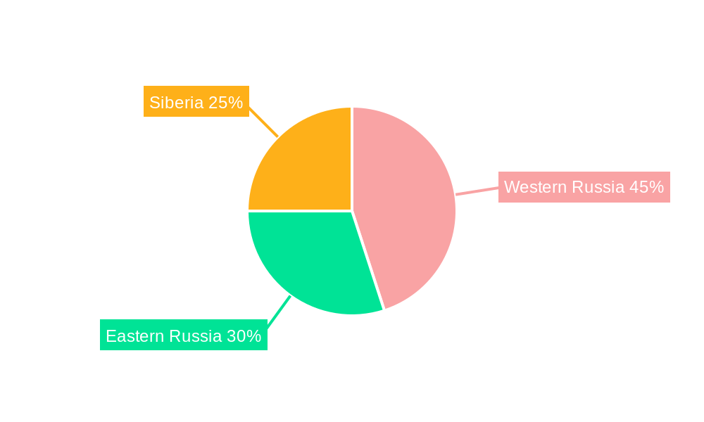 Russia Oil and Gas EPC Industry Regional Share