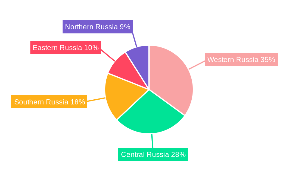 Russia Pouch Packaging Market Regional Share