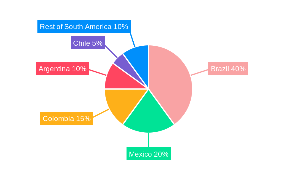South America Challenger Banks Market Regional Share