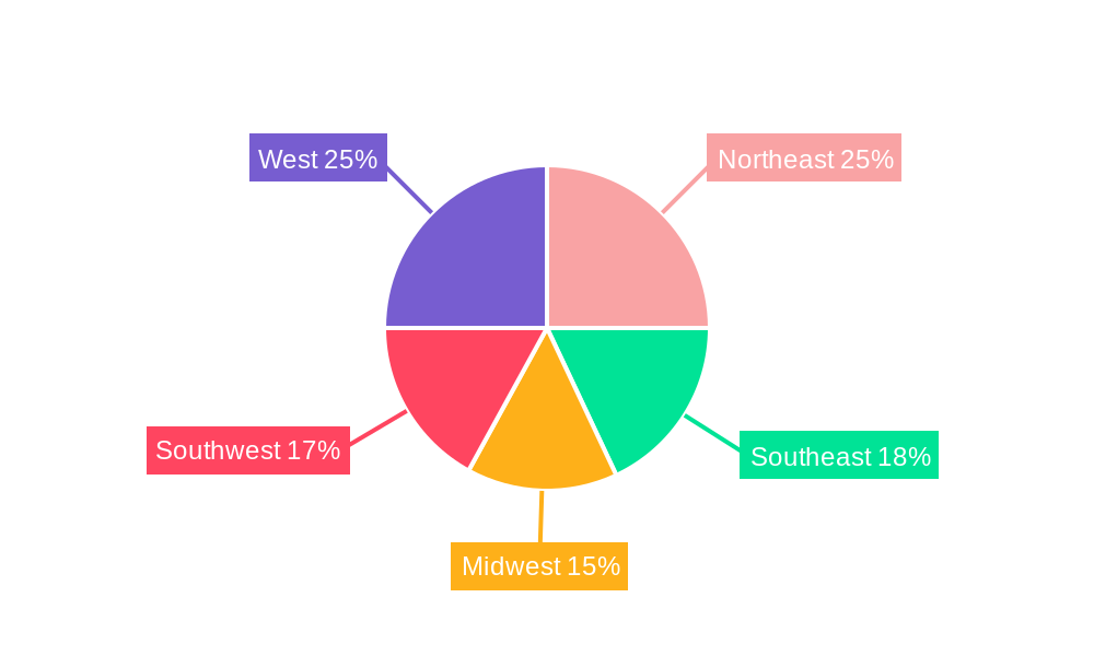 US Marketing Analytics Industry Regional Share