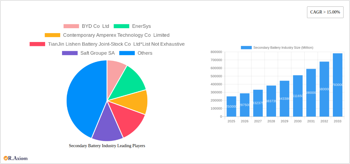 Secondary Battery Industry Research Report - Market Size, Growth & Forecast
